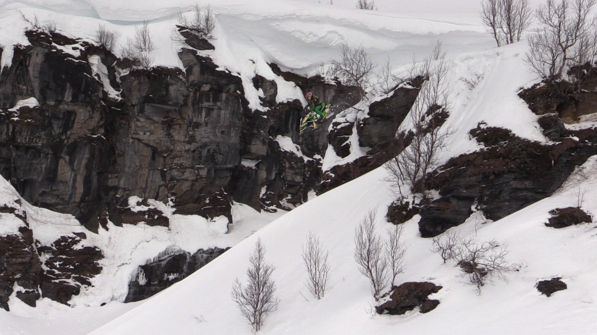 Snowmobiling Sweden Terrain