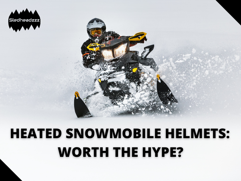 Heated snowmobile hot sale helmet